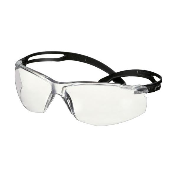 3M Secure Fit Protective 7100287328 Glasses, Clear, SF501SGAF-BLK,