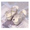 Soft Sole Fashion Girls Sandals Summer New Little Girls Princess Shoes Versatile Flat Beach Shoes Crystal Shoes