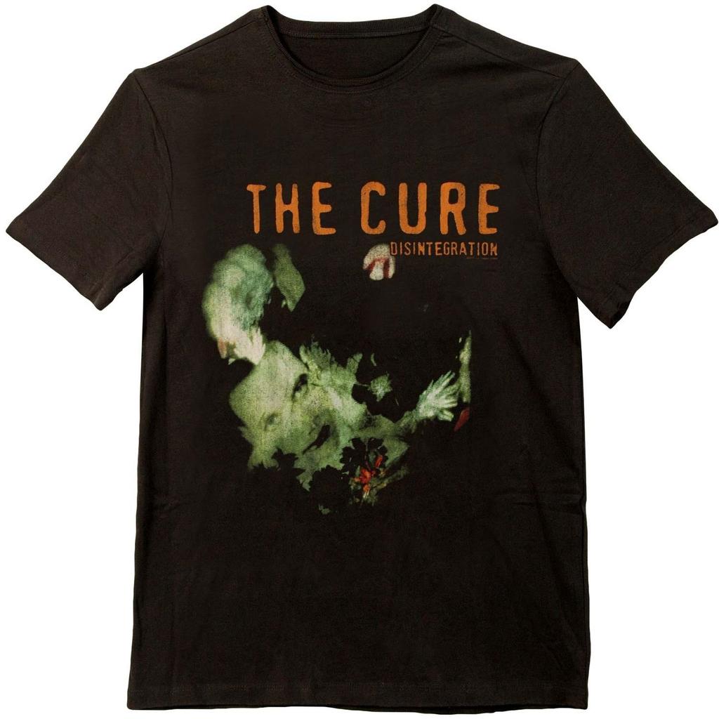 Cure Disintegration Band Graphic Print Summer Autumn Winter Men's and Women's Short Sleeved T-shirt Casual Loose Outdoor Street