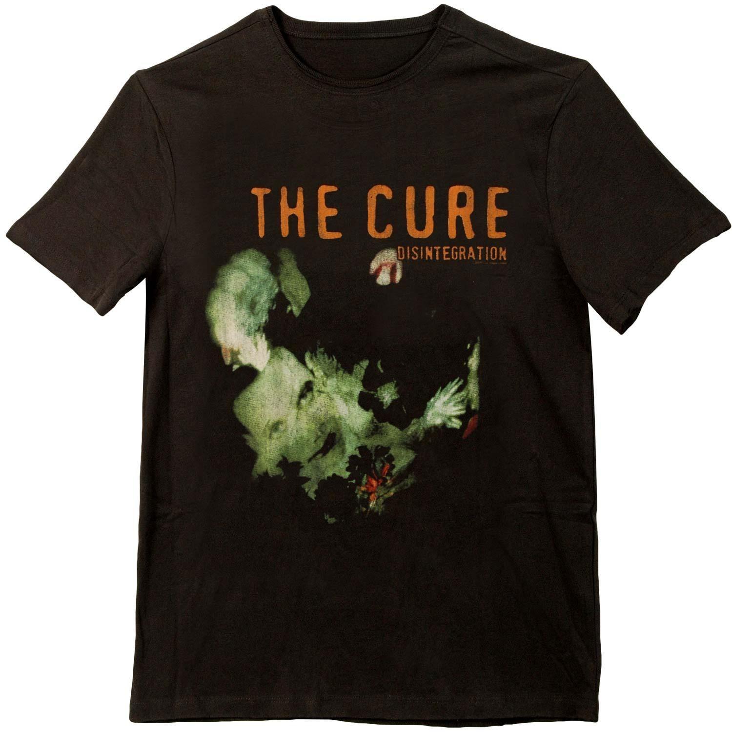 

Cure Disintegration Band Графический принт Летняя Осенняя Зимняя Мужская и Женская Футболка с коротким рукавом Повседневная Свободная Для улицы Уличная S чёрный