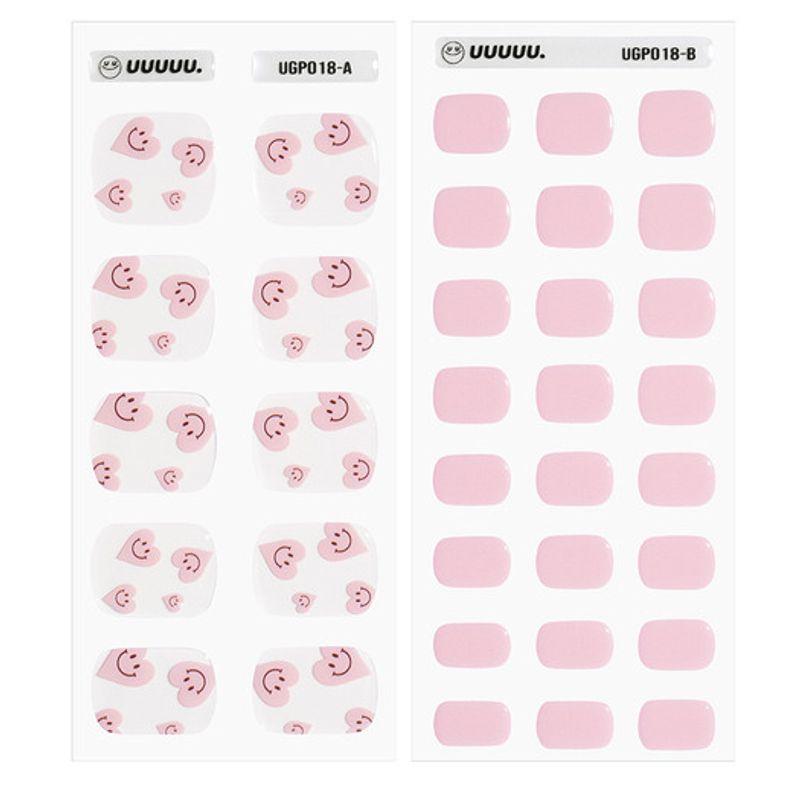 Pink Smiley Toes Gel Pedi