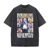 Vintage TV Character Pop Star Singer Hannah Montana T Shirts Unisex Women Fashion Aesthetic Washed Short Sleeve Tshirts Streetwear
