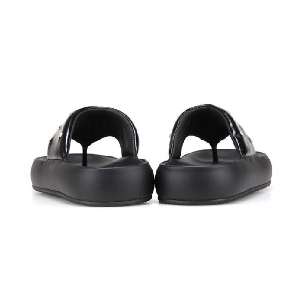 Barbara Leather Minimal Shape Women S Sandal 3.5cm 2colorS Bbj321