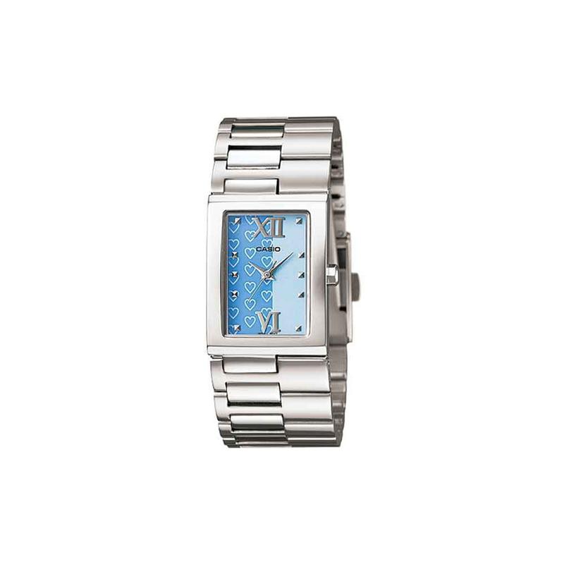 

Casio 30 meters waterproof, quartz movement, stainless steel strap, Japanese and Korean watch, women s watch, blue dial LTP-1316D-2A синій