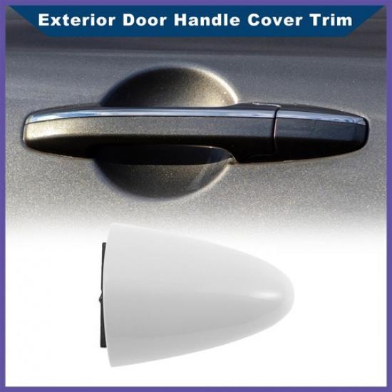 Exterior Door Handle Cover Trim for Kia Optima 11-16 White ABS New