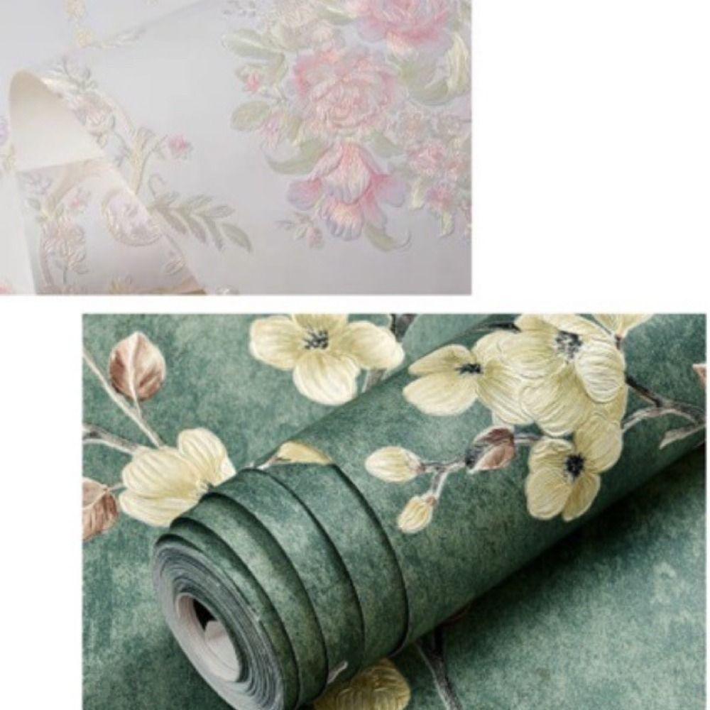 Self Adhesive Wall Paper Flower Wall Decorwall Stickers New Wall Stickers  Bedroom TV Background