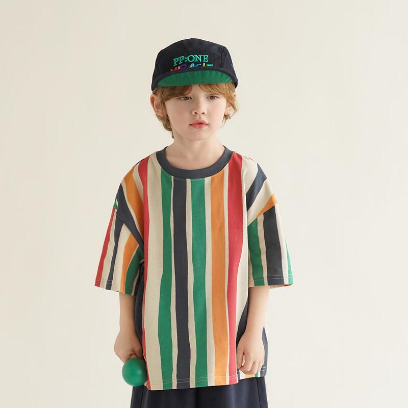 Kids' Cotton Striped T-Shirt