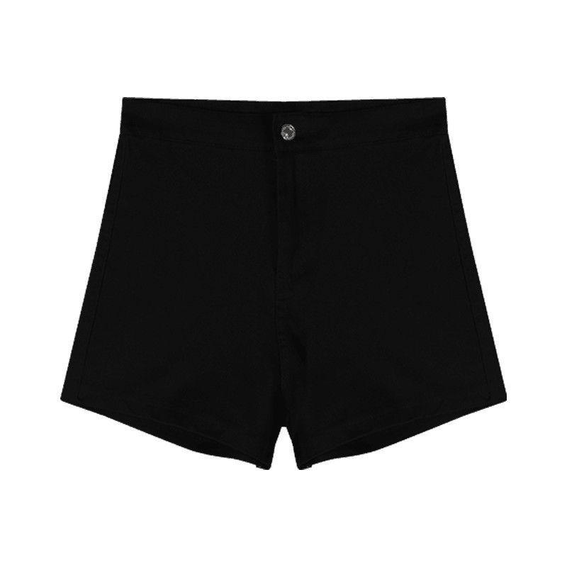 2025 New Korean-Style High-Waisted Slimming Elastic Shorts for Women