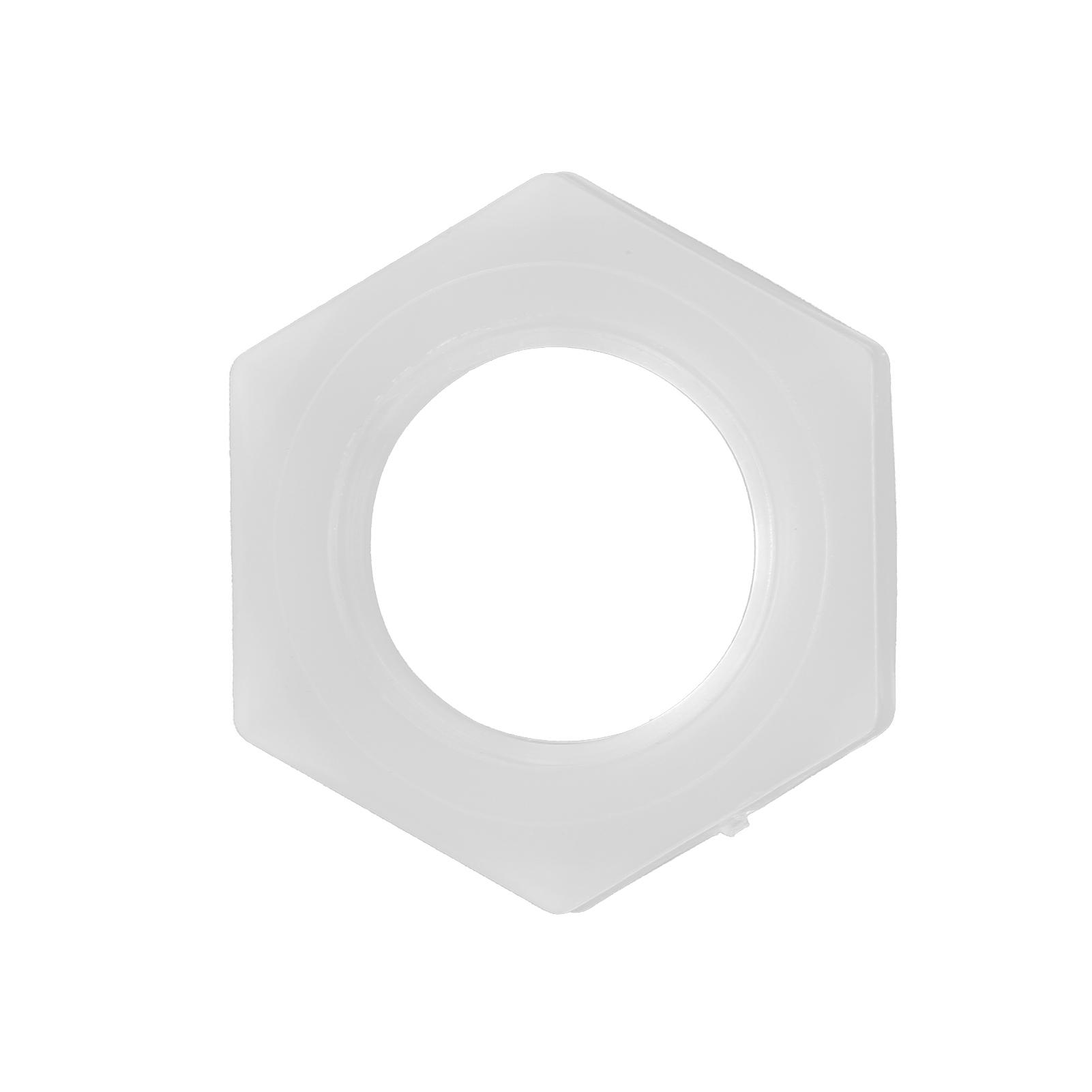 

50 шт. шестигранных гаек пластик защита окружающей среды коррозия белый устойчивость шестигранные гайки для