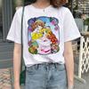 Kawaii Candy Candy Anime Summer Top Tshirt Femen Print T Shirt Grunge Anime Manga T Shirt Top Tees Graphic Aesthetic