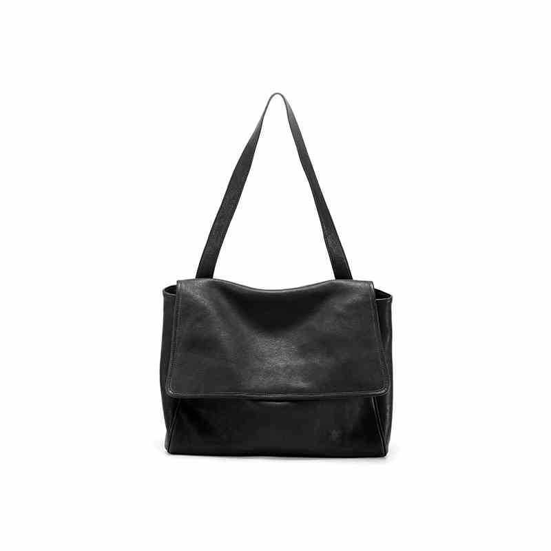Original flip-top messenger bag women's retro versatile commuter large capacity first layer vegetable tanned cowhide bag messenger casual versatile