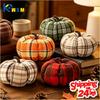 1-20PCS Halloween Harvest Pumpkin Ornament Thanksgiving Scene Decoration for Home Party Table Porch Fall Festival Display