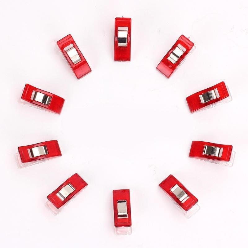 50PCS Pack Wonder Clips Craft Quilting Sewing Knitting Crochet Stationey