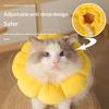 Adjustable Pet Elizabethan Collar Anti-Bite Anti-Lick E-Collar for Cats Wound Healing Surgery Recovery Medication Use