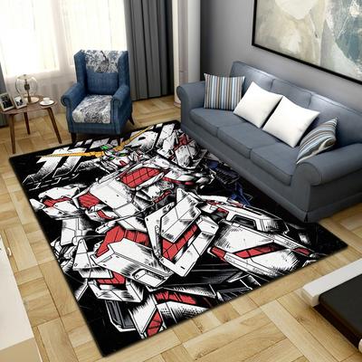 Gundam Robot Print Rug Living Room Home Fashion Decoration Office Desk Chair Carpet LXR101