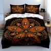 Luxury Decorative Mandala Set Soft Comfortable Duvet Cover Bedding Set Included 1*Duvet Cover & 2*Pillowcases, Gift