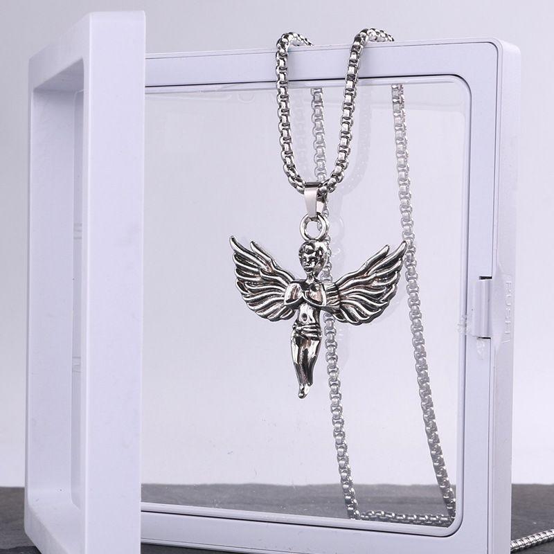 Versatile Hip-hop Necklace Men's Fashion Brand Street Pendant Bungee Sweater Chain Accessories Pendant