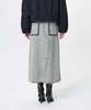 Yusentig Double Waist Denim Skirt Aj4As66222