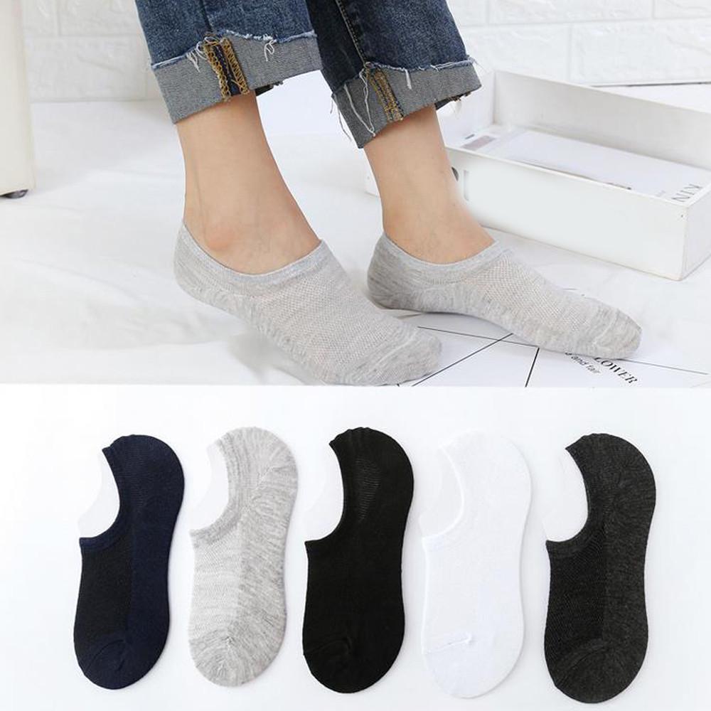 

1Pair Unisex Comfortable Color Cotton Sock Slippers Short Socks