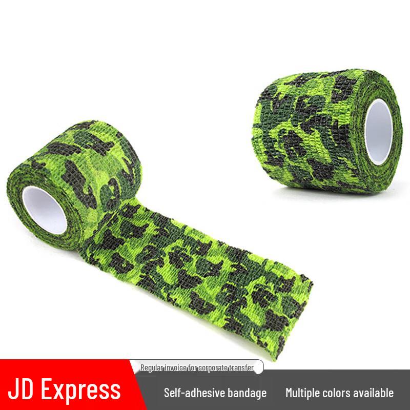 Self-Adhesive Non-Woven Camouflage Tape, 5 Rolls