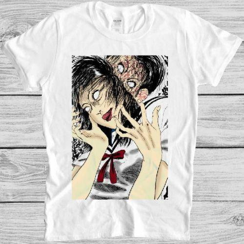 Scary Japanese Anime T Shirt Art Ideal Gift Cool Tee 2426