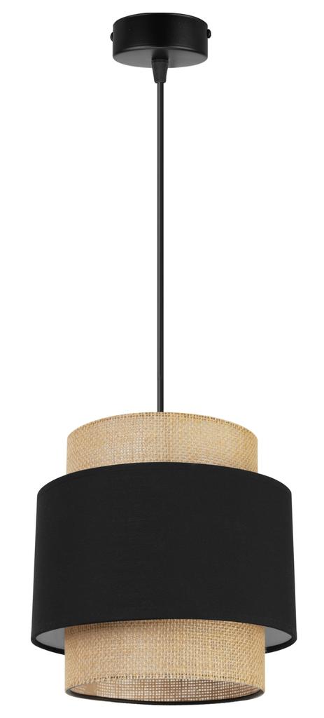 Hanging Lamp, Ceiling Chandelier, Lampshade, Boho Juta