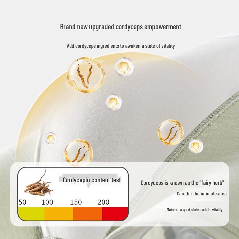 YOUNGYELL Men's Pure Cotton Antibacterial Boxer Briefs - 3 Pack