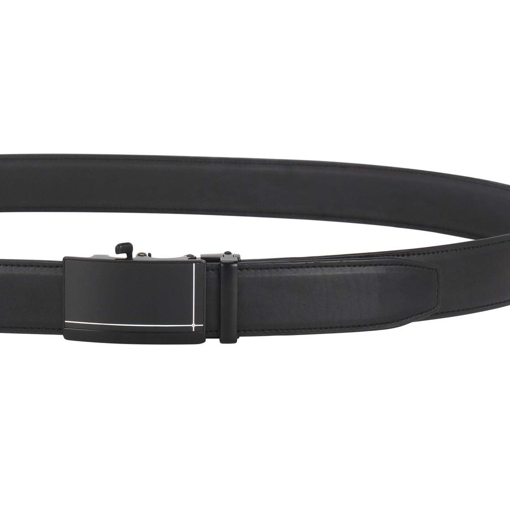 Men's PU Leather Auto Lock Belt