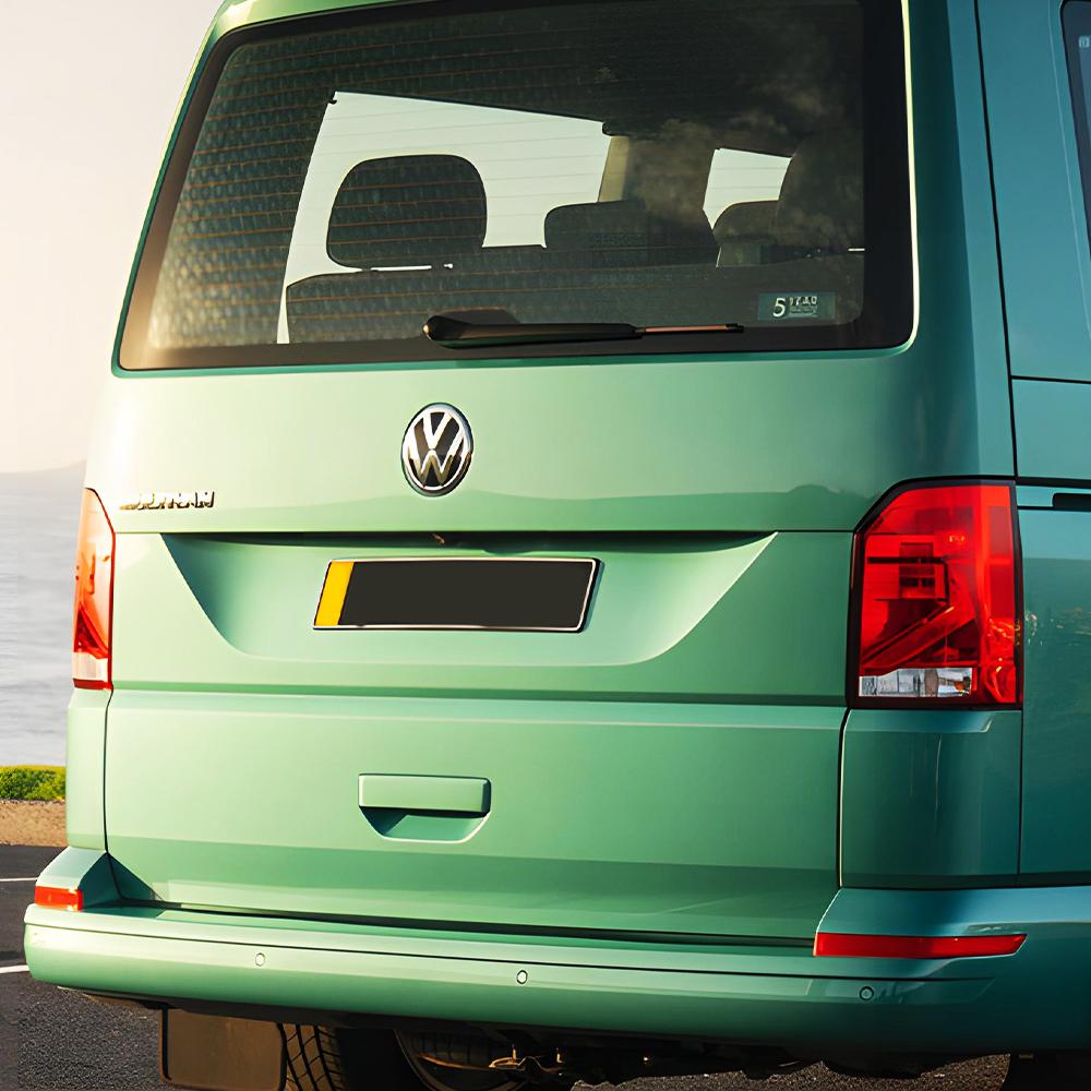 RUN1 1 Set For VW Transporter T6 2016-2020 Original Replacement Version Car Front Grille Emblem Cover Rear Trunk Lid Badge Stickers