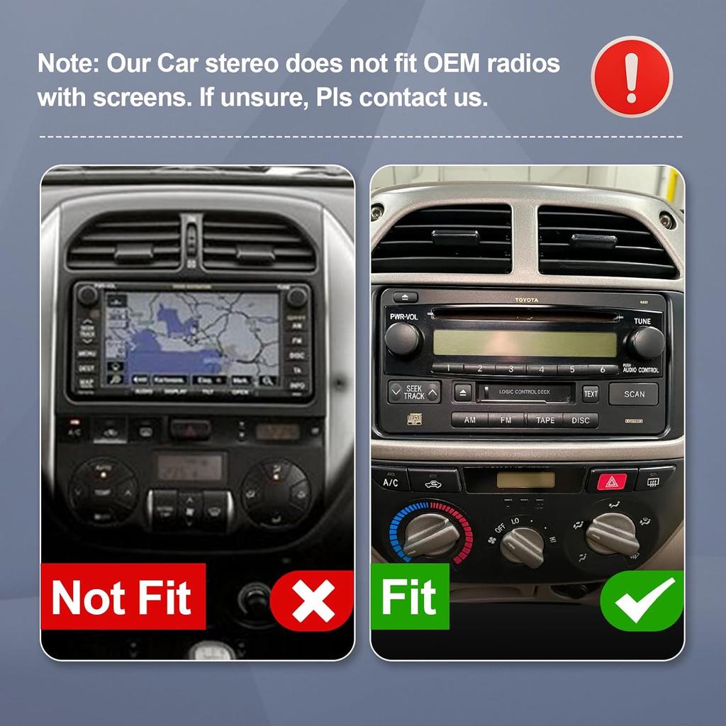 9 Inch IPS Touchscreen Android 13 Car Stereo for Honda CR-V 2007-2011 with Wireless CarPlay & Android Auto, GPS, WiFi, Bluetooth