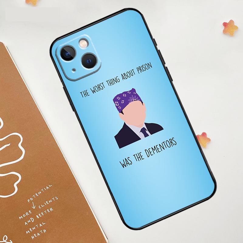 The Office Prison Mike Case For iPhone 17 Pro Max 17 Air 15 14 13 12 11 16 Pro Max mini 16e 15 16 Plus Funda Cover