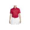 Nike Polo Shirts Men's Red Polo Collar Moderate Straight Fit DZ5381-687