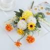Silk Artificial Flowers Bulbous Chrysanthemum Bubble Grass Festival Wedding Wreath Bridal Bouquets Home Diy Hot Sales Decoration