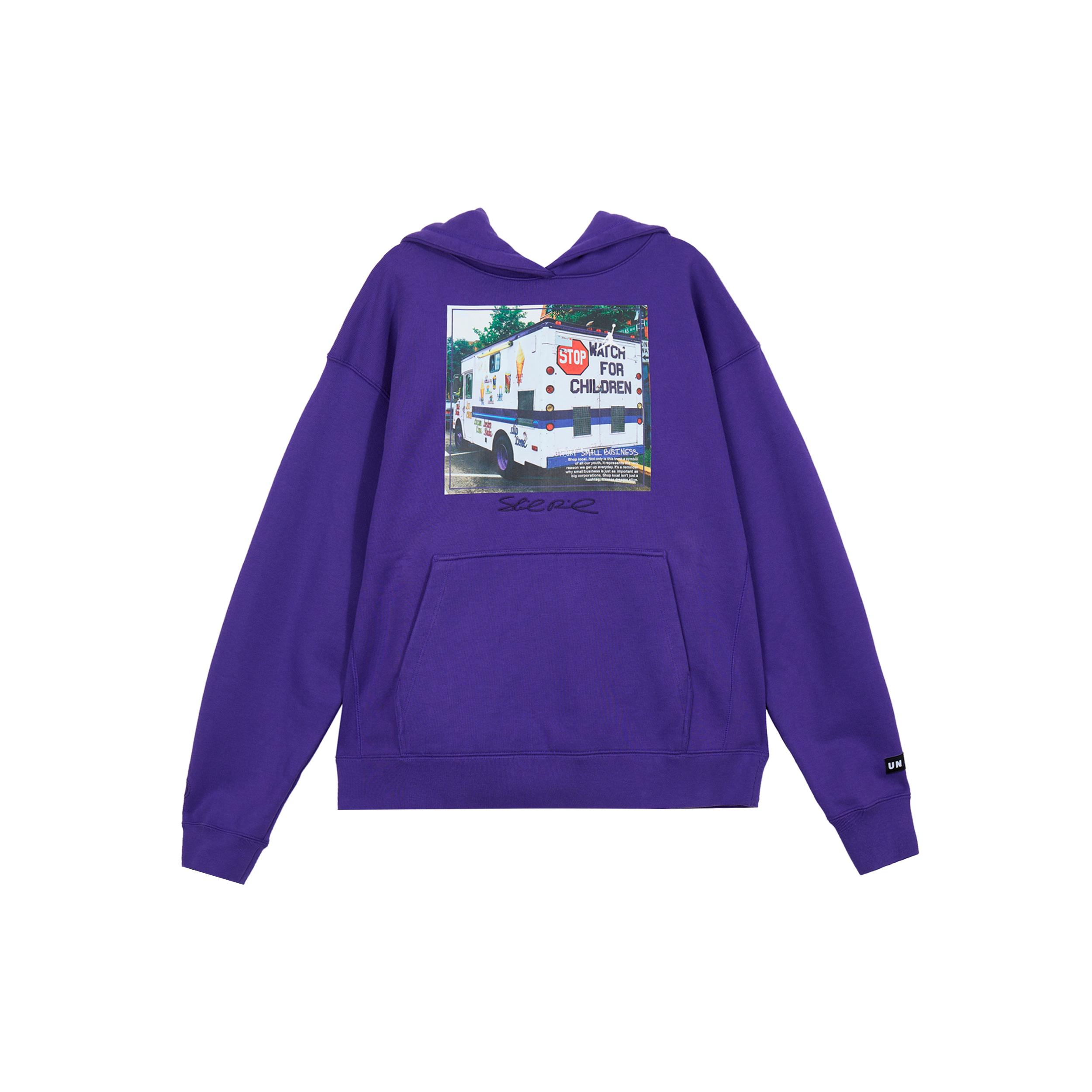 Jordan Chicago Crossover Series Sweatshirts Men s Purple Hooded Moderate Regular CW1105-504 L
