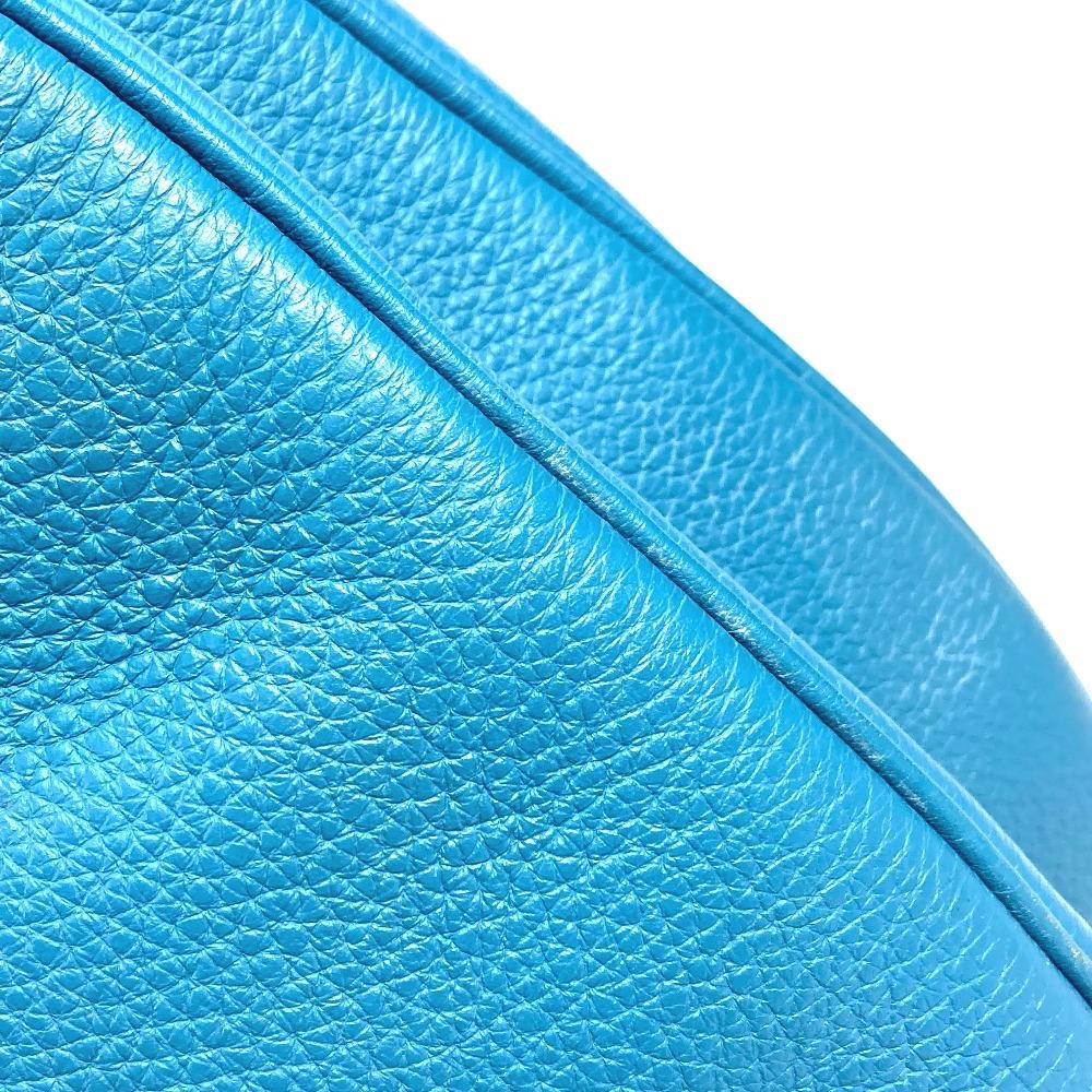 HERMES Gao Bag Shoulder Bag Shoulder Bag Togo Blue gene blue/SilverHardware