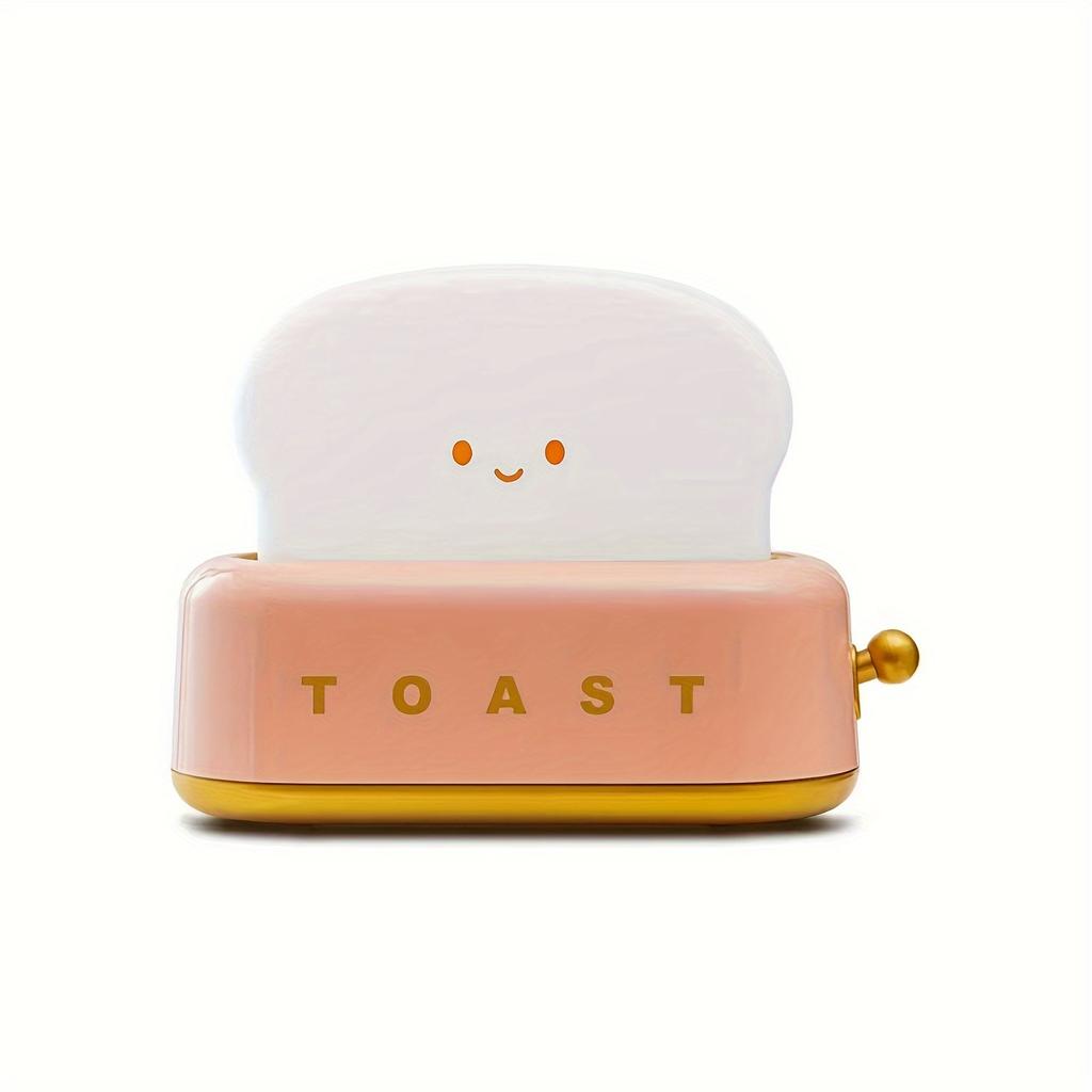 1PC Creative Toast Bread Machine Night Light Girl Gift Holiday Atmosphere Light Bedroom Bedside Companion, Sleeping Night Light