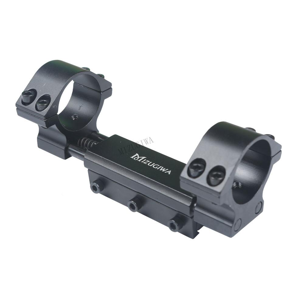 MIZUGIWA 1 inch/30mm Rings 11mm Dovetail High Profile Scope Mount,w/Stop Pin, Zero Recoil Base Compensation
