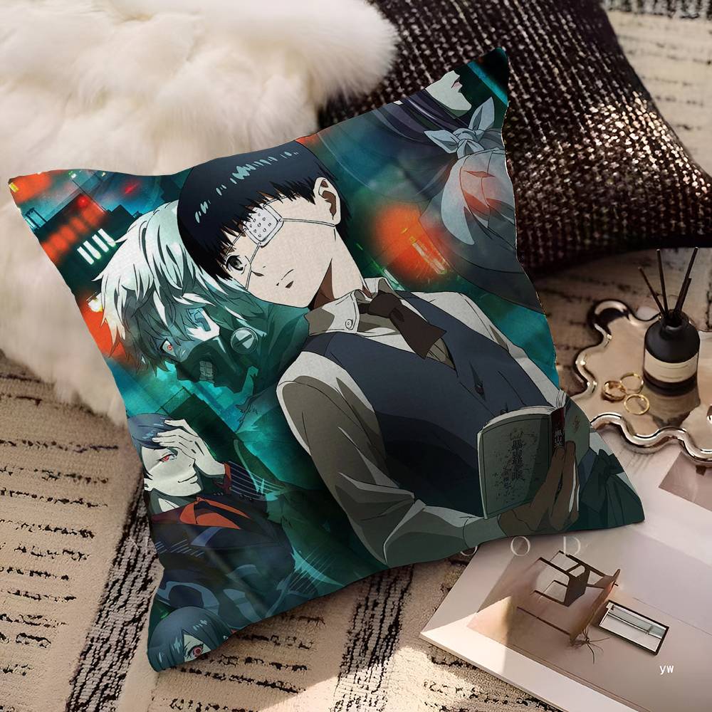 Manga T-Tokyo Ghoul Personalisiertes Bild Text Heimdeko Kissen Haushaltsgeschenke 45x45cm
