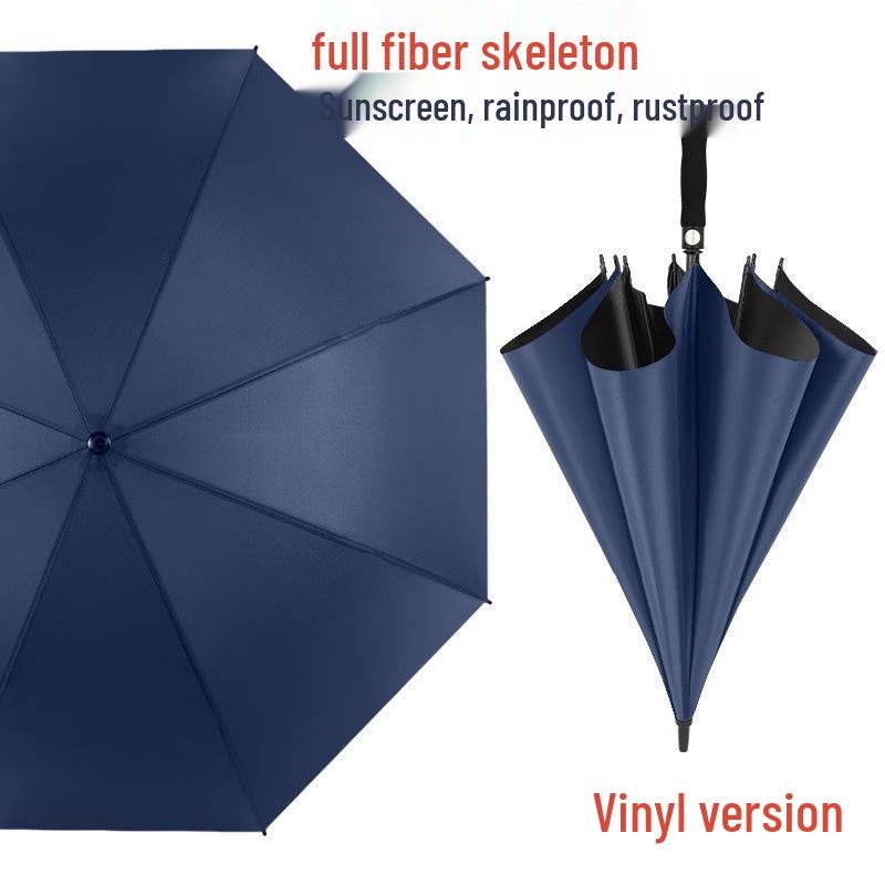 Double Elephant 23-inch 10-Rib UV Protection Straight Umbrella