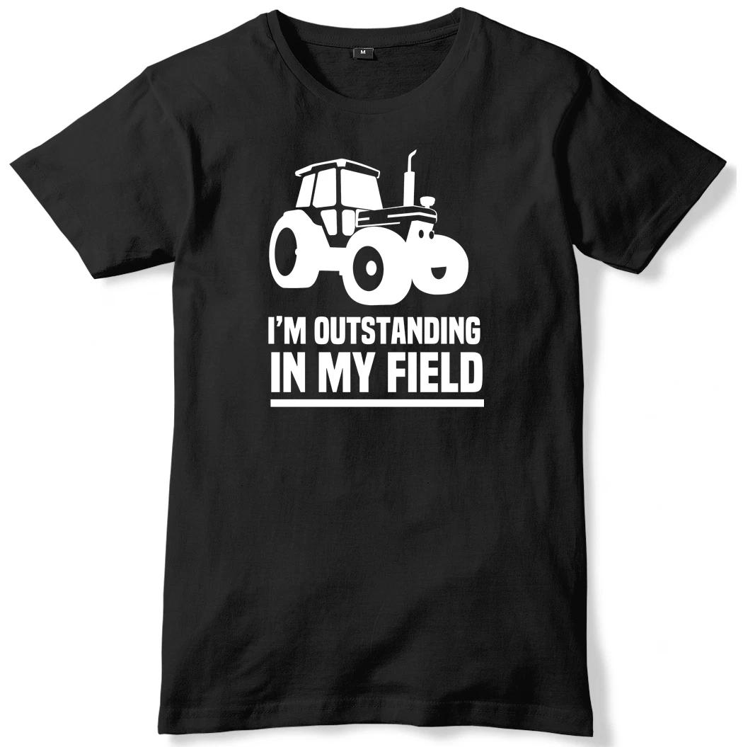 I m Outstanding In My Field Mens Funny Unisex T-Shirt 2XL