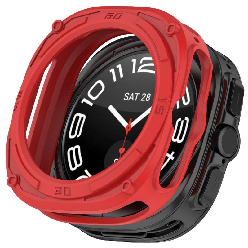 Protector Cover Half Coverage Shell for Watch Ultra 47mm Scratchproof Shell Bumper Frame Case Housing Easy Installation