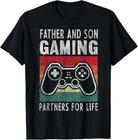 Father Son Gaming Partners Life Family Matching T-Shirt 2XL