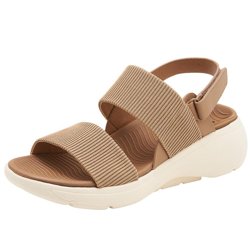 Thick-Soled Sandals Lightweight Non-Slip Comfortable Casual And Sports Velcro Versatile Fashion Trend Breathable Ethnic Style