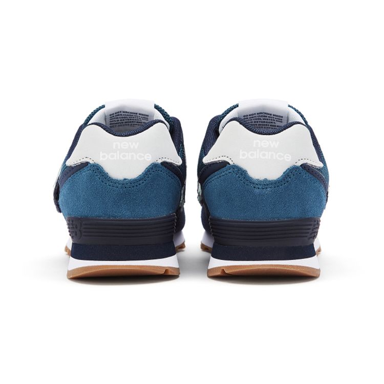 New Balance Nb 574 Series Velcro Low Top Kids Running Shoes Kids Sneaker Navy PV574PU1