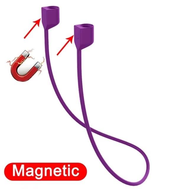 Soft Silicone Anti Lost Magnetic Rope Earphones for Apple AirPods 2 1 3 Air Pods Pro Bluetooth Wireless Headphone Earbuds Strap