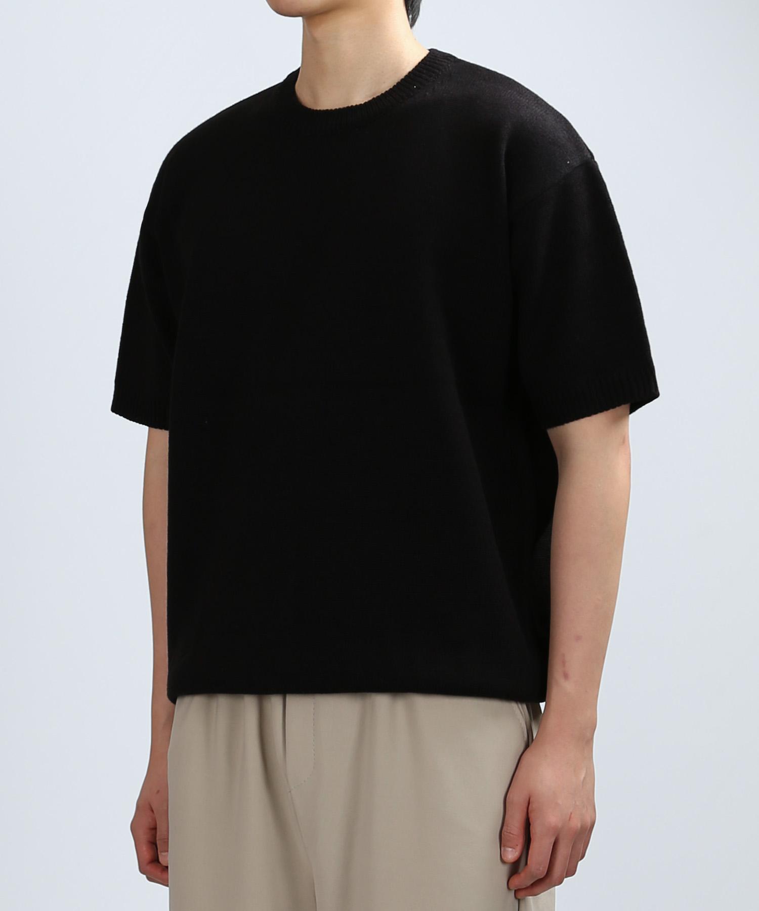 Johnny West Dayday Hachi Knit [7G Half] (Black) 50(100)