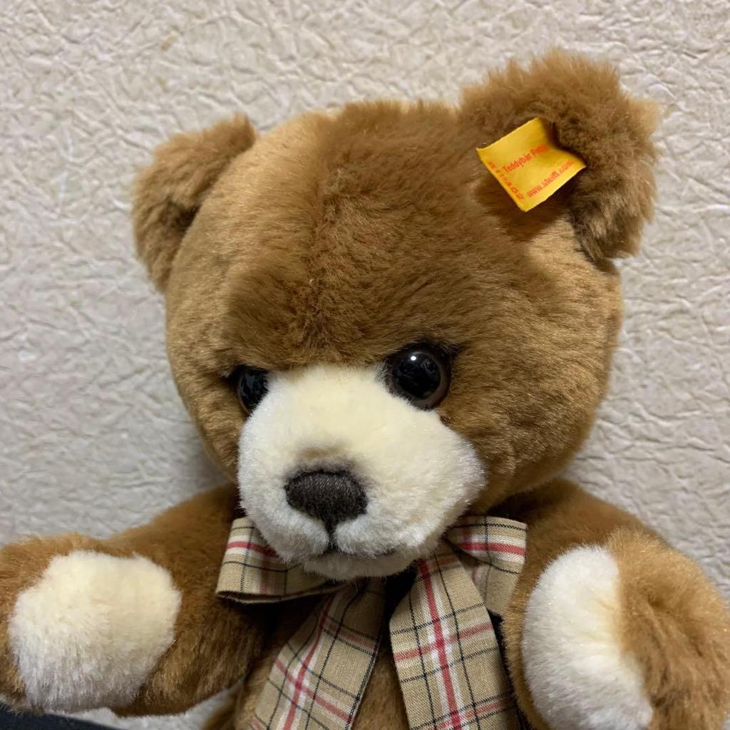 [USED] Steiff 012402 Petsy Teddy Bear - Specially Selected Face