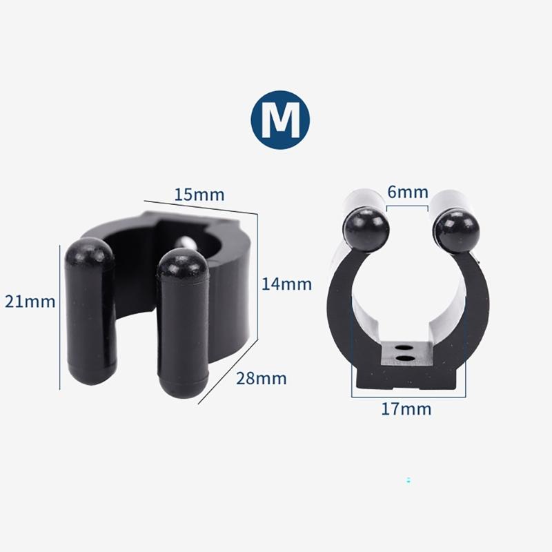 20 Stück Angelrutenhalter-Clips Billard Pool Queue Clips Kunststoff Angelruten-Clips Snooker Queue Fixierclips Langlebig