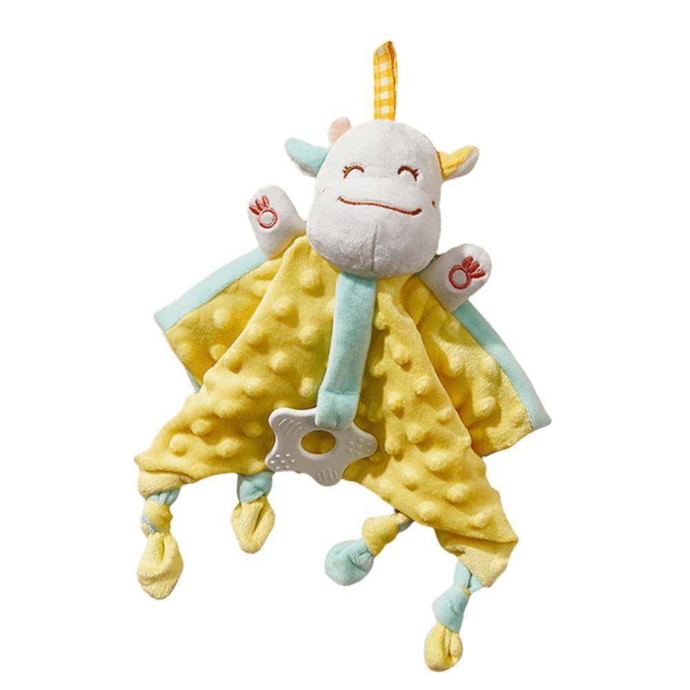 

Soothe Appease Security Blanket Cute Comfort Plush Stuffed Animal Comforter Toy Newborn Baby Style 2