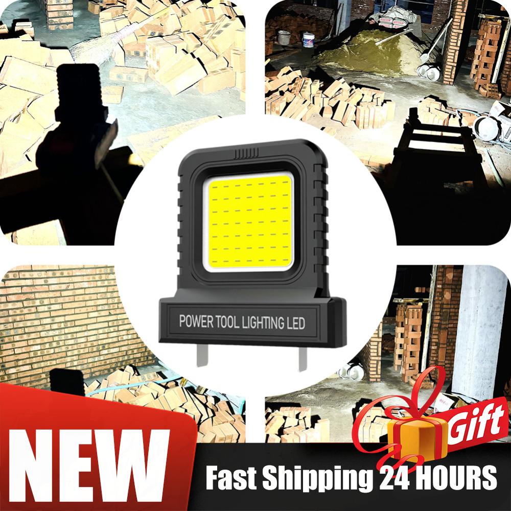 Mini Pocket Work Light with 2 Modes Lighting Long-Lasting Strong Light Super Bright Spotlight 14W for 20V-21V Li-ion Battery